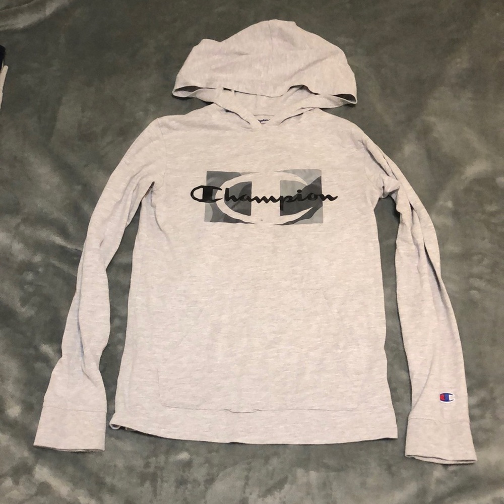 Champion hooded shirt